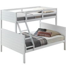 White Milo Pine Wood Bunk Bed